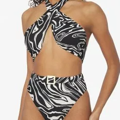 We Wore What New Emily Marble Bikini Bottom