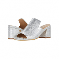 Kaanas York Croc-Embossed Loafer Heel