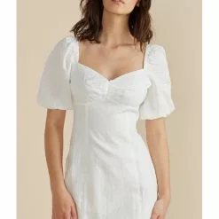 MINKPINK Leigh Mini Dress In White