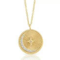 Elizabeth Stone New Celestial Coin Pendant