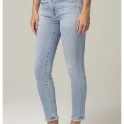 Citizens Of Humanity Rocket Crop Mid Rise Skinny Fit In Soft Fade
