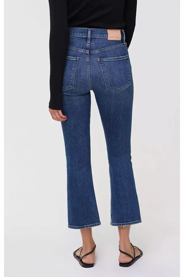 Citizens Of Humanity Demy Cropped Flare Denim In Distressed Tempo Sustainable 3 Citizens Of Humanity Demy Cropped Flare Denim In Distressed Tempo Sustainable