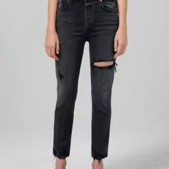 Citizens Of Humanity Jolene High Rise Straight Jeans In Hush Hush New