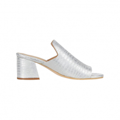 Kaanas York Croc-Embossed Loafer Heel