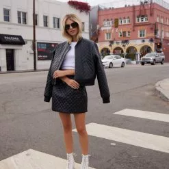 Amanda Uprichard New Callum Skirt In Black