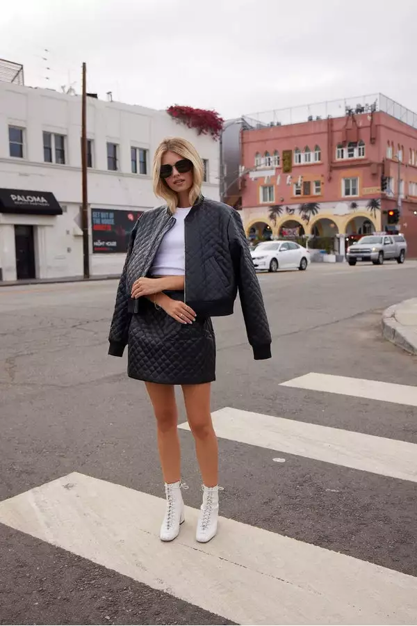 Amanda Uprichard New Callum Skirt In Black 2 Amanda Uprichard New Callum Skirt In Black