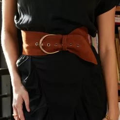 Love Strength Austen Belt In Cognac New