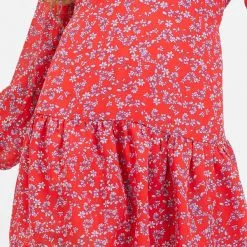 Hausen Ariana Ditsy Floral Popover Dress
