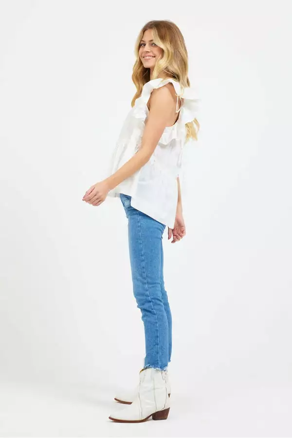 Hausen Vero Top In White New 3 Hausen Vero Top In White New