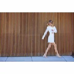 Hausen New Danni Cut-Out Poplin Shirt Dress