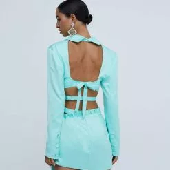 For Love And Lemons Marie Cropped Blazer