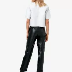 AS By DF New Mojave Recycled Leather Top In White