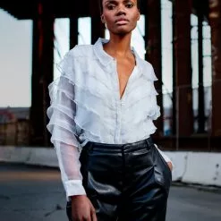 AS By DF Nico Blouse In Mist New