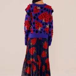 Farm Rio Maxi Heartberry Sweater