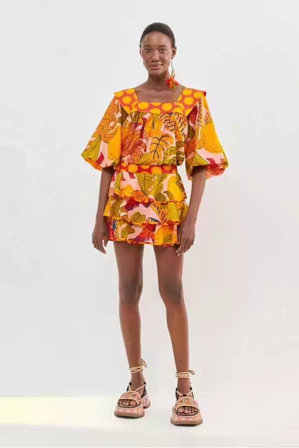 Farm Rio Summer Dream Mini Skirt 3 Farm Rio Summer Dream Mini Skirt