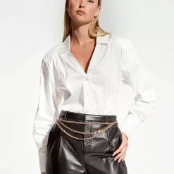 AS By DF Cheyenne Crisp Blouse New