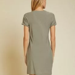 Nation LTD Blair T-Shirt Dress In Dirty Martini Sustainable