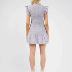 French Connection Elao Verona Crepe Smocked Dress