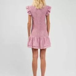 French Connection Elao Verona Crepe Smocked Dress