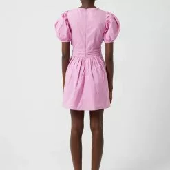 French Connection New Rhodes Poplin V Neck Dress