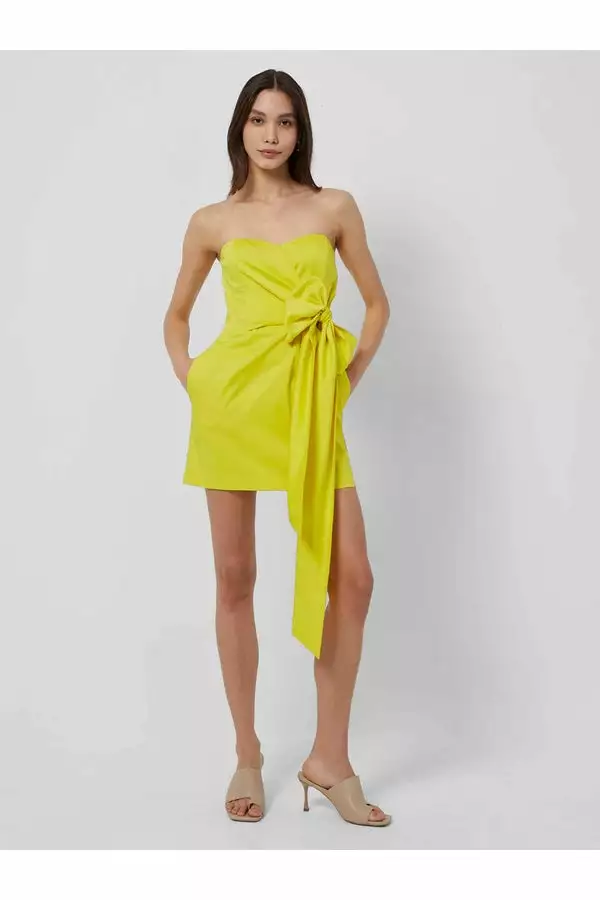 French Connection Florida Summer Strapless Dress 3 French Connection Florida Summer Strapless Dress