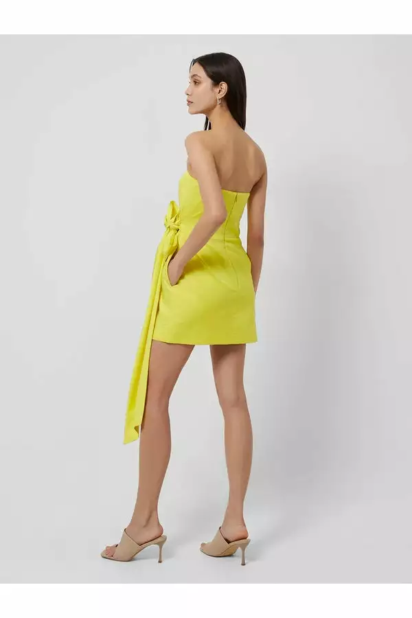 French Connection Florida Summer Strapless Dress 4 French Connection Florida Summer Strapless Dress