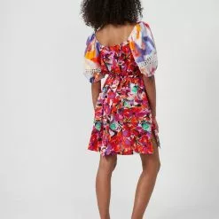 French Connection Isadora Poplin Bardot New