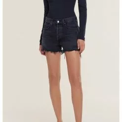 AGOLDE Parker Vintage Cut Off Shorts In Vortex Sustainable