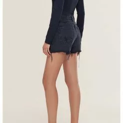 AGOLDE Parker Vintage Cut Off Shorts In Vortex Sustainable