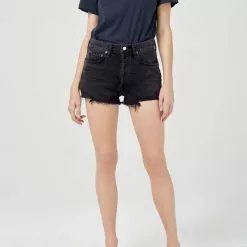 AGOLDE Parker Vintage Cut Off Shorts In Curse Sustainable