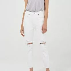 AGOLDE Riley High Rise Straight Crop