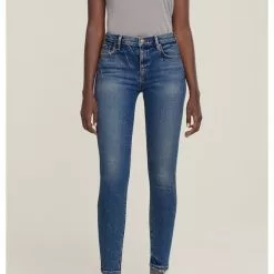 AGOLDE Sophie Mid Rise Skinny Ankle In Speedway Sustainable