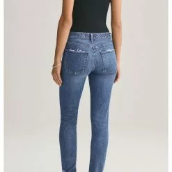 AGOLDE Toni Mid Rise Straight Fit In Stratosphere Sustainable