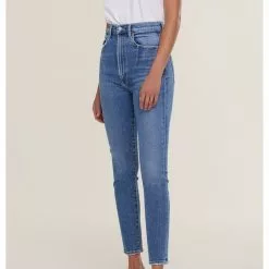AGOLDE Pinch Waist Ultra High Rise Skinny Denim In Amped Sustainable