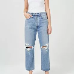 AGOLDE New 90's Crop Mid Rise Loose Fit Jeans