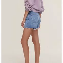 AGOLDE Sustainable Parker Long Shorts In Skywave