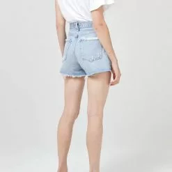 AGOLDE Dee Vintage High Rise Shorts In Muse
