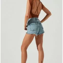 ASTR The Label Santa Fe Bodysuit New