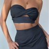 Hemline Fav Ayla Top In Black New