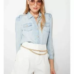 Generation Love New Anderson Chain Denim Shorts