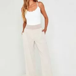 Bella Dahl Smocked Waist Wide Leg