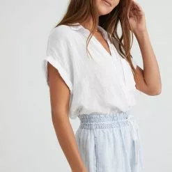 Bella Dahl High Waist Seams Shorts