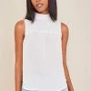Bella Dahl Sleeveless Smocked Top Sustainable