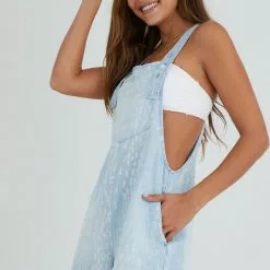 Bella Dahl Easy Shortall In Animal Spot Denim Sustainable