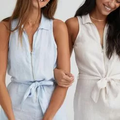 Bella Dahl Sleeveless Zip Up Romper