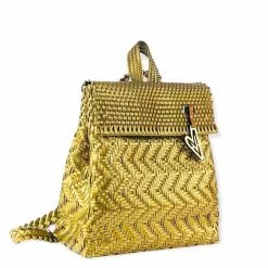 Maria Victoria New Backpack In Saturated Gold