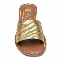 Matisse Cabana Slide In Gold Zebra
