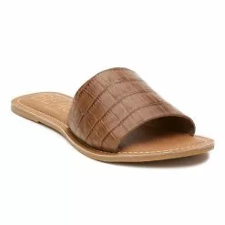 Matisse Sustainable Cabana Slide In Tan Croc