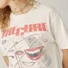Daydreamer New The Cure Faded Smiles Weekend Tee