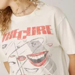 Daydreamer New The Cure Faded Smiles Weekend Tee